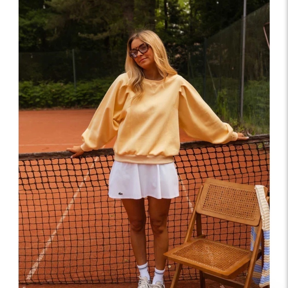 NWT Easy Clothes Yellow Pacome Sweater. One size.